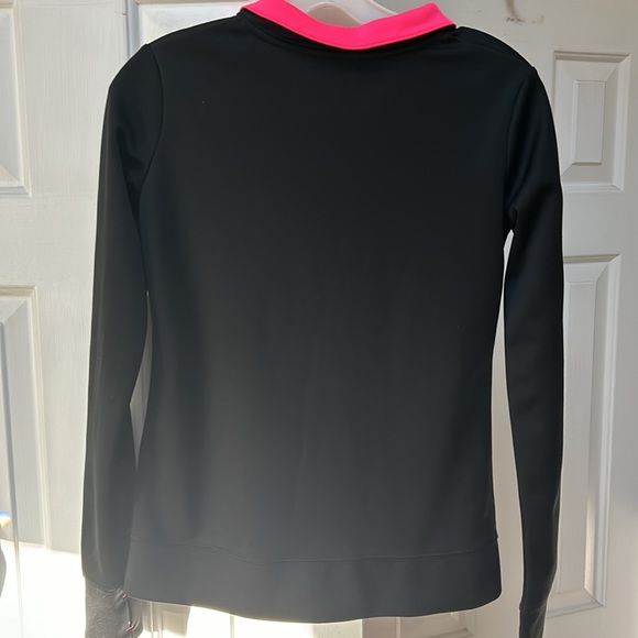 Champion Joggers Jacket Duo-Dry. Black/Pink. Lightweight. Girls XL/TG (14-16). - Picture 4 of 4